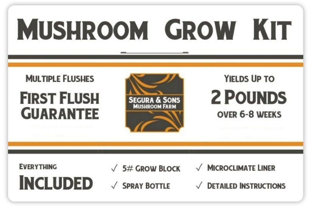 Segura & Sons Shiitake Mushroom Grow Kit – First Flush Guarantee