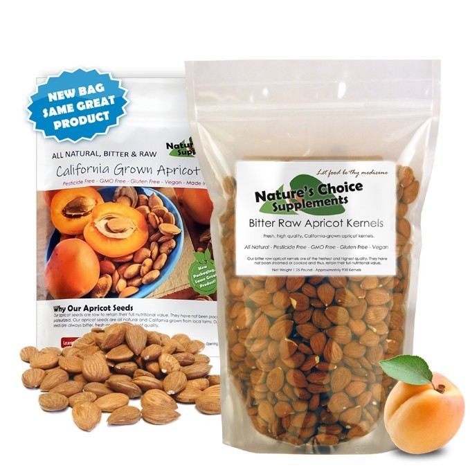 1 Pound Bitter Raw Apricot Seeds AMERICAN GROWN