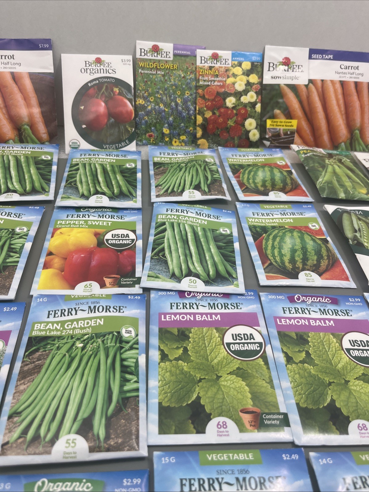 Flowers &Vegetable Plant Seeds (Assorted Lot of 50) sell by 11/26 Garden