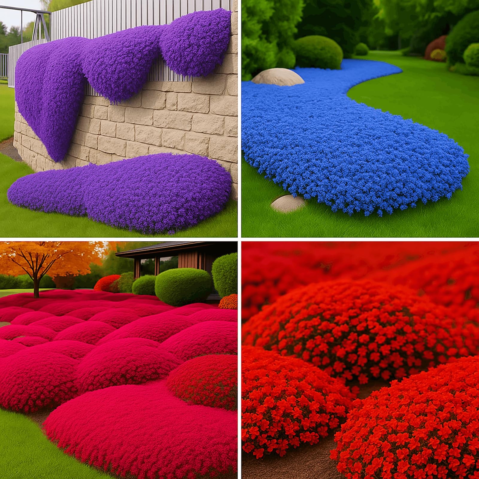 32000+ Mix Creeping Thyme Seeds Ground Cover, Aromatic Low Maintenance Plant …
