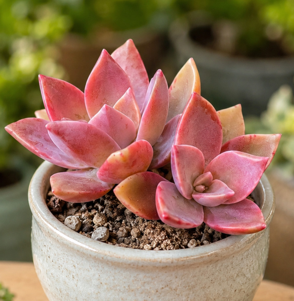 Graptoveria Dusty Rare Succulent Fully Rooted 1-Head Plant Easy Care 1-2 Inch