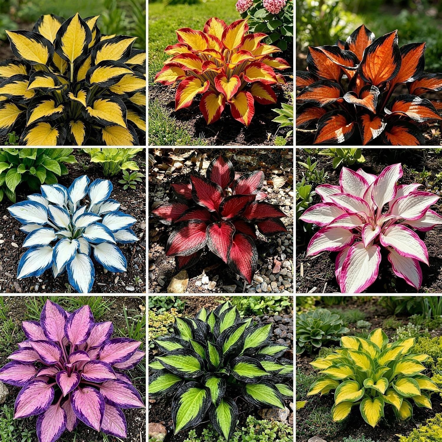 320+ Mixed Color Hosta Seeds for Planting – Hostas Seeds Rare Perennial, Flower