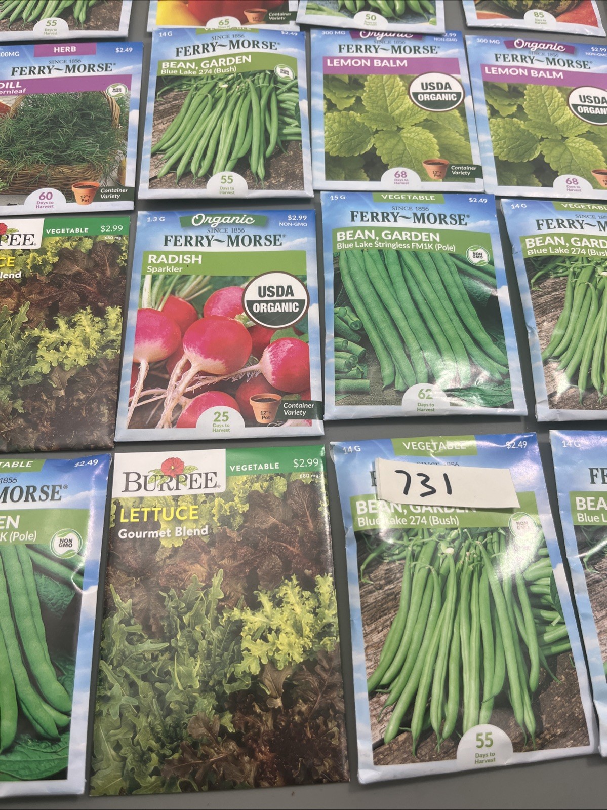 Flowers &Vegetable Plant Seeds (Assorted Lot of 50) sell by 11/26 Garden
