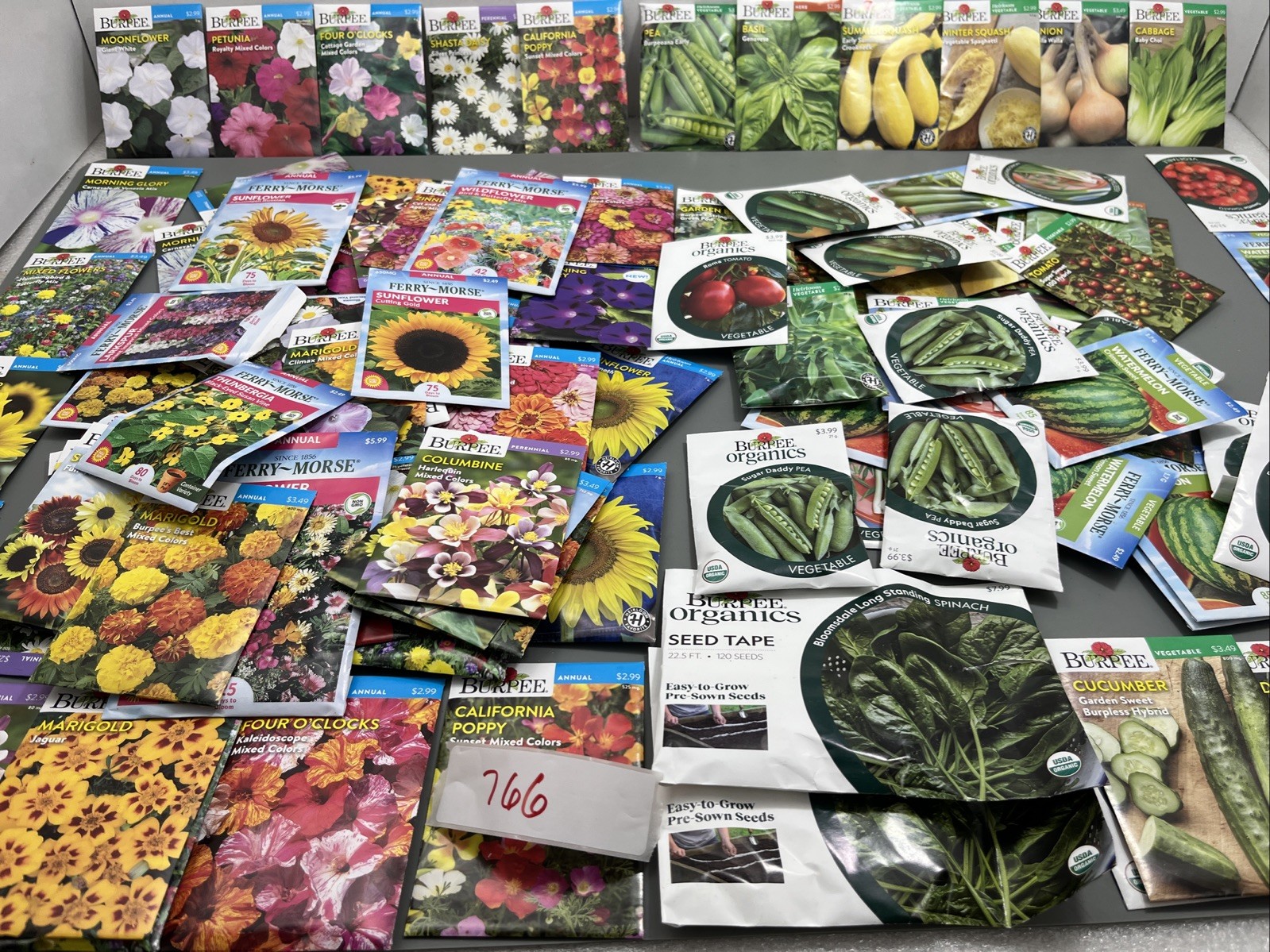 Flowers &Vegetable Plant Seeds (Assorted Lot of 100) sell by 11/26 Garden