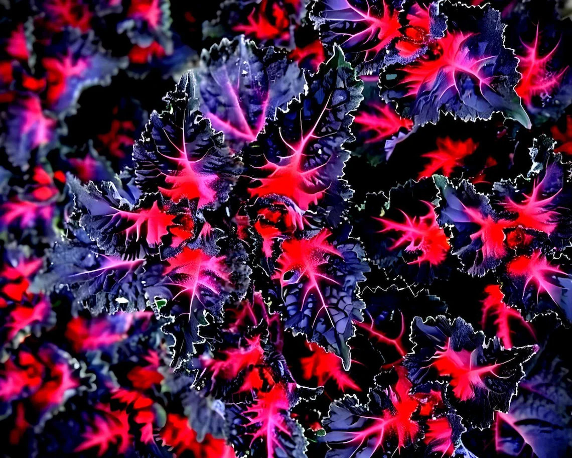 Coleus Black Red 20 seeds / Coleus scutellarioides.(#3291)