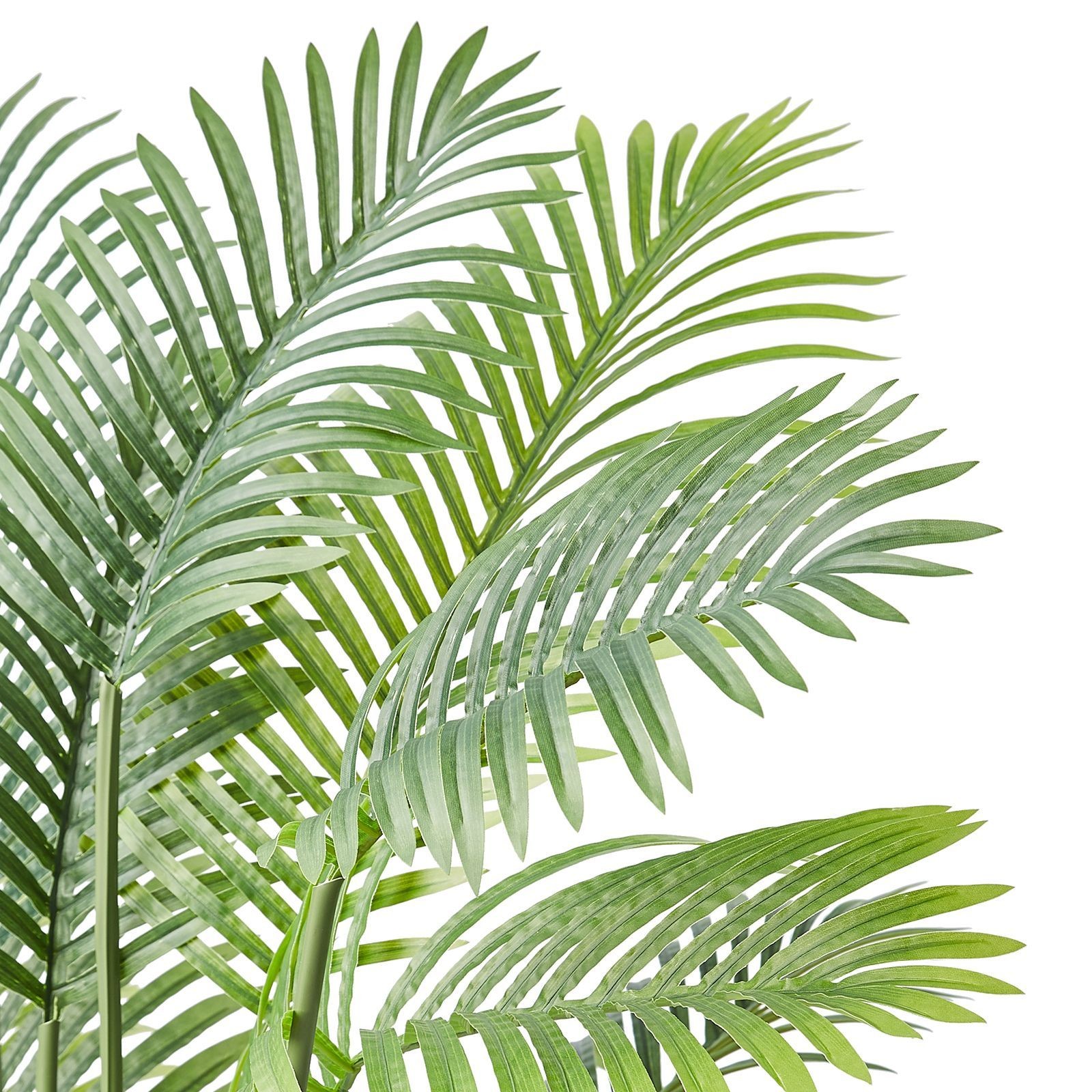 Artificial Gold Cane Palm Tree, 6.5 FT Tall Faux Plant, PE Material & Anti – Tip