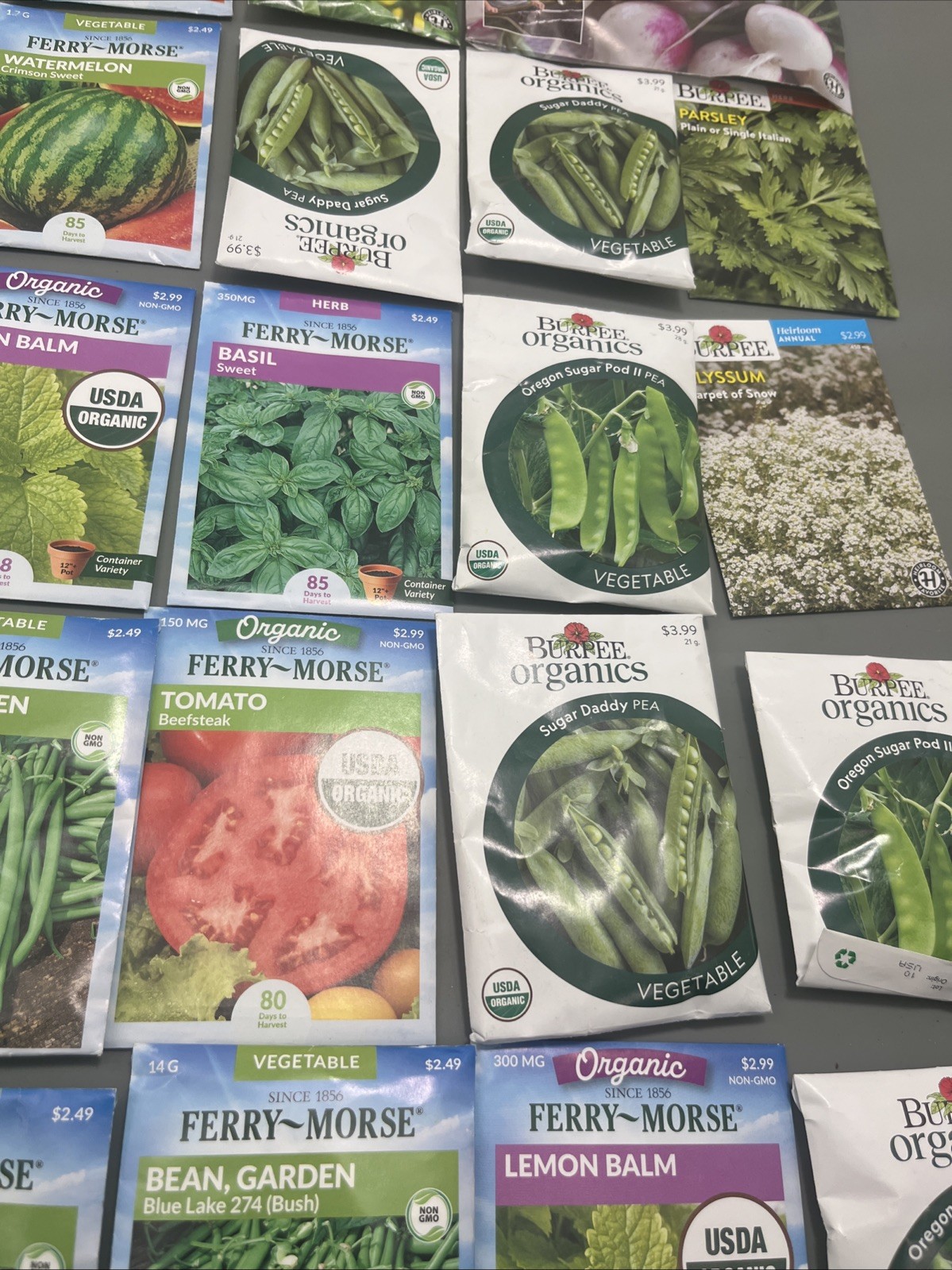 Flowers &Vegetable Plant Seeds (Assorted Lot of 50) sell by 11/26 Garden