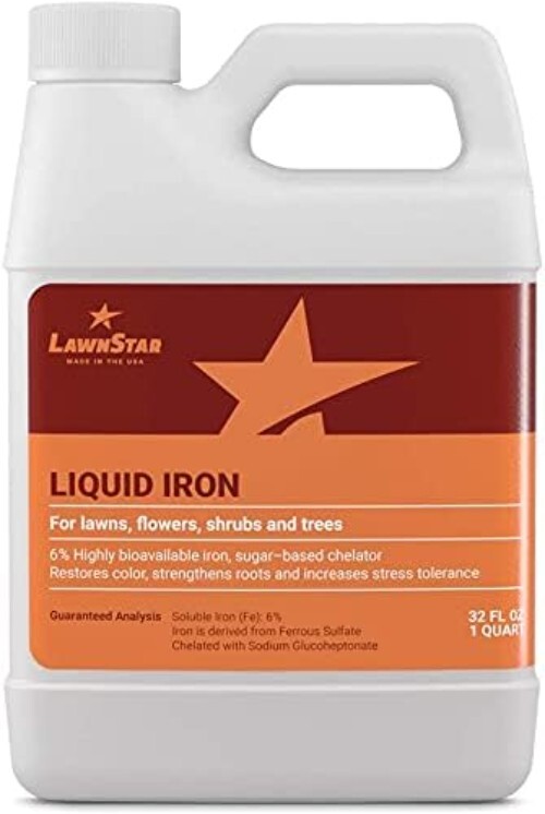 Liquid Iron 32 Fl Oz – Nourish Flowers, Shrubs & Lawn – Safe EDTA-Free Nutrient