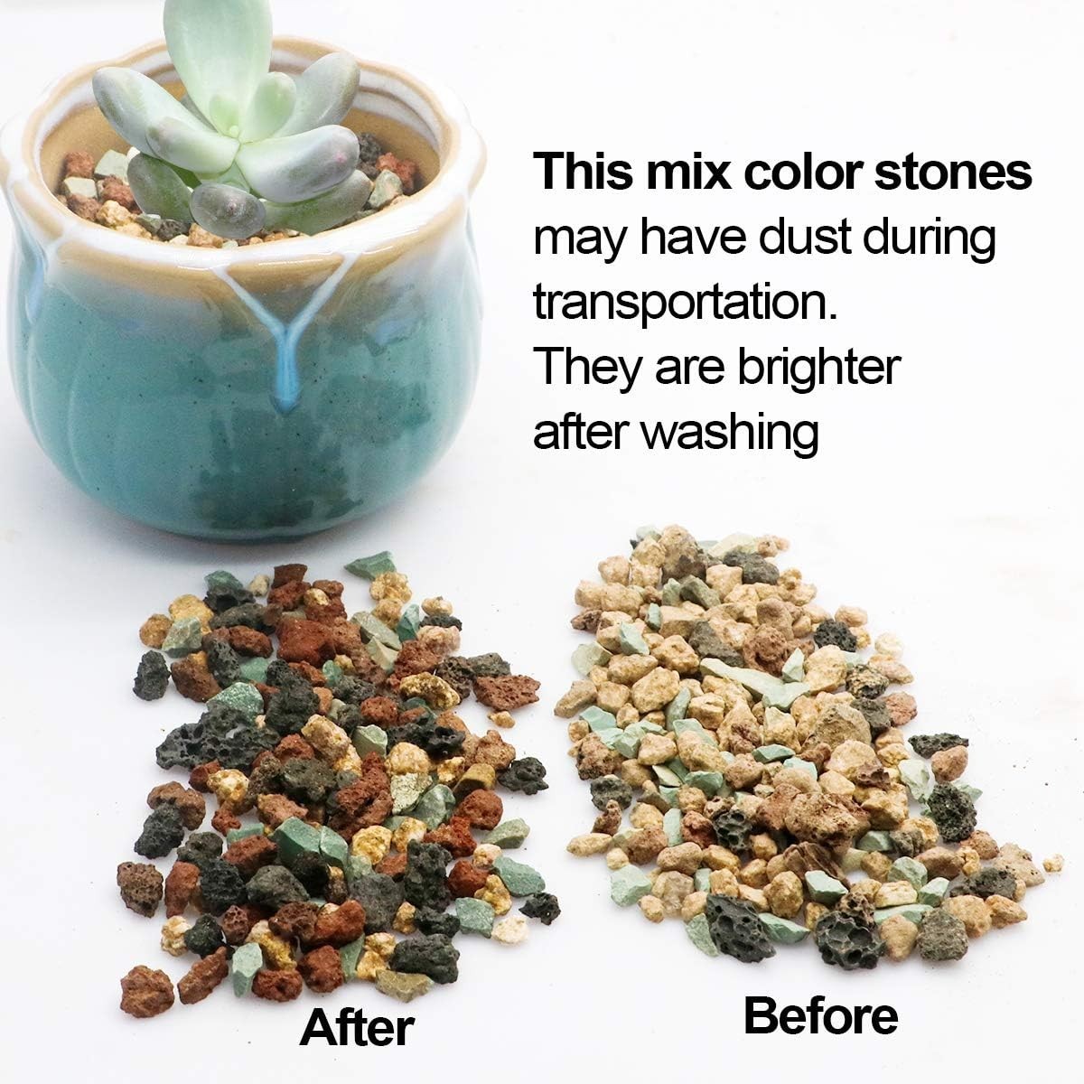 Horticultural Lava Pumice Pebbles | Gritty Succulent Cactus Bonsai Soil Mix |…