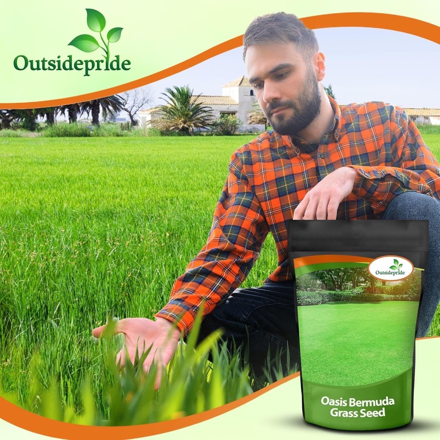 5 lbs Oasis Bermuda Grass Seed – Ideal for High Traffic & Sunny Areas