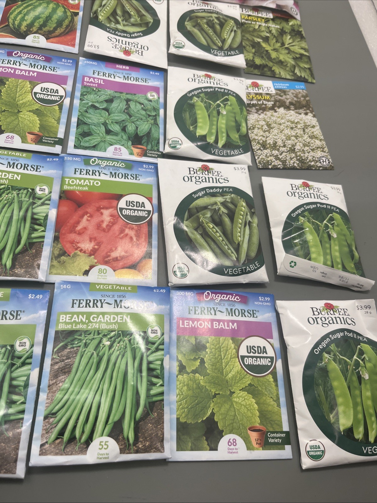 Flowers &Vegetable Plant Seeds (Assorted Lot of 50) sell by 11/26 Garden