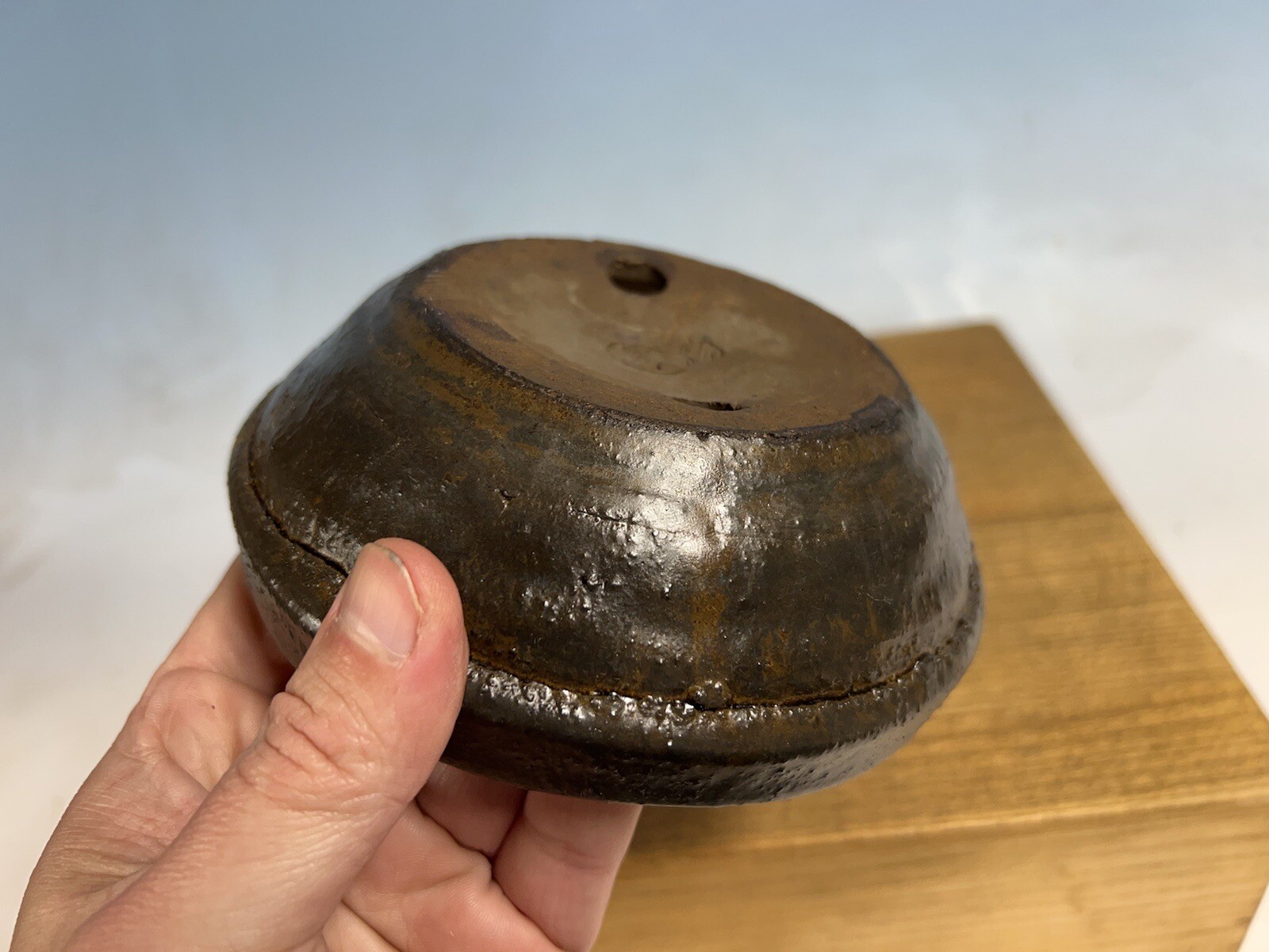2nd Gen Shohin Size Tokoname Bonsai Tree Pot By Yamaaki 5 3/4 By 2”