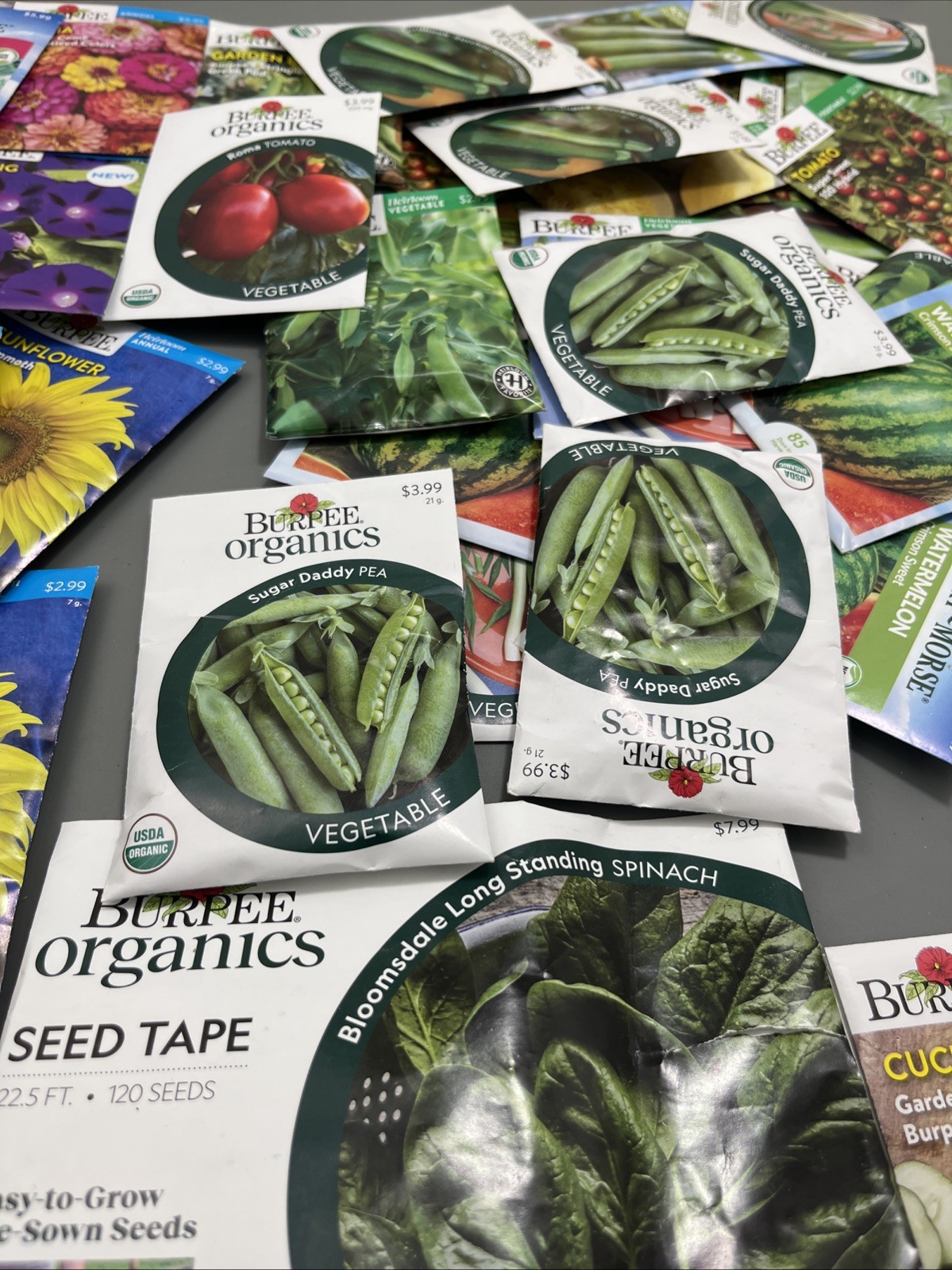 Flowers &Vegetable Plant Seeds (Assorted Lot of 100) sell by 11/26 Garden