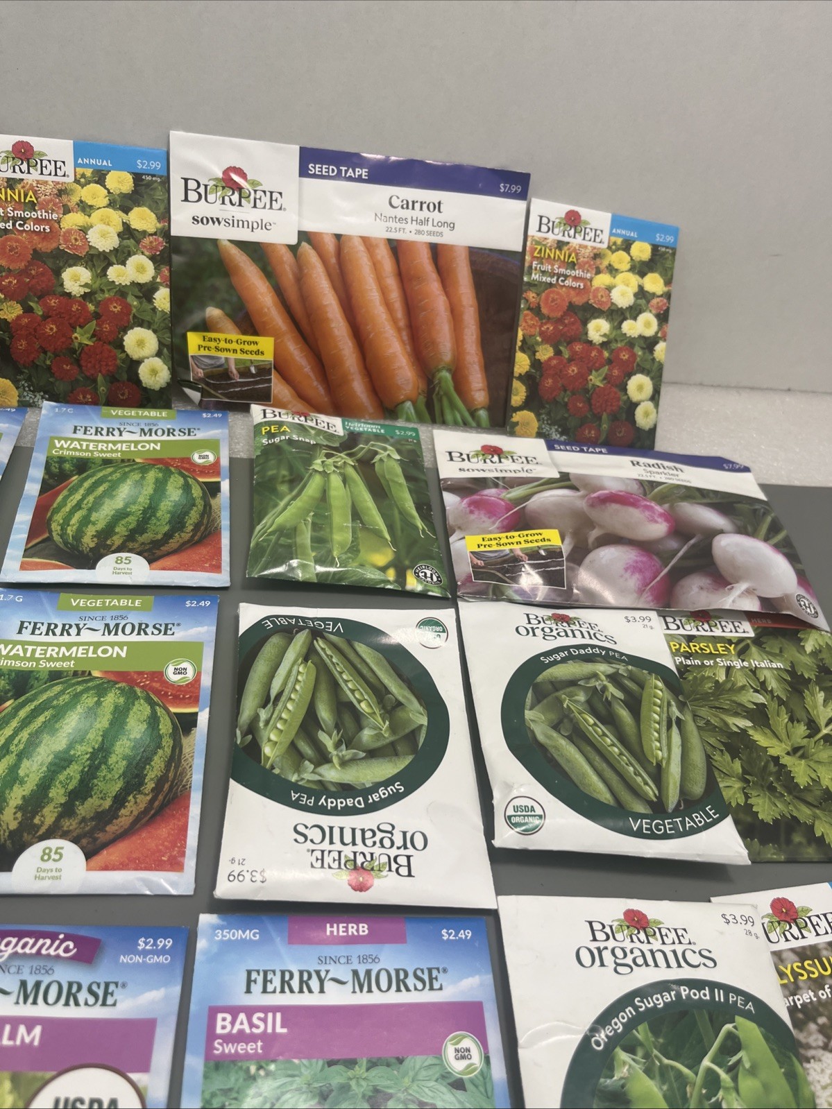 Flowers &Vegetable Plant Seeds (Assorted Lot of 50) sell by 11/26 Garden