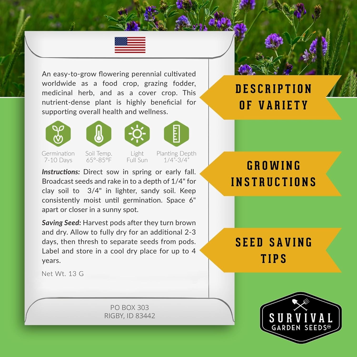 All-in-One Medicinal Herb Seed Kit – 36 Non-GMO Varieties for Natural Remedies