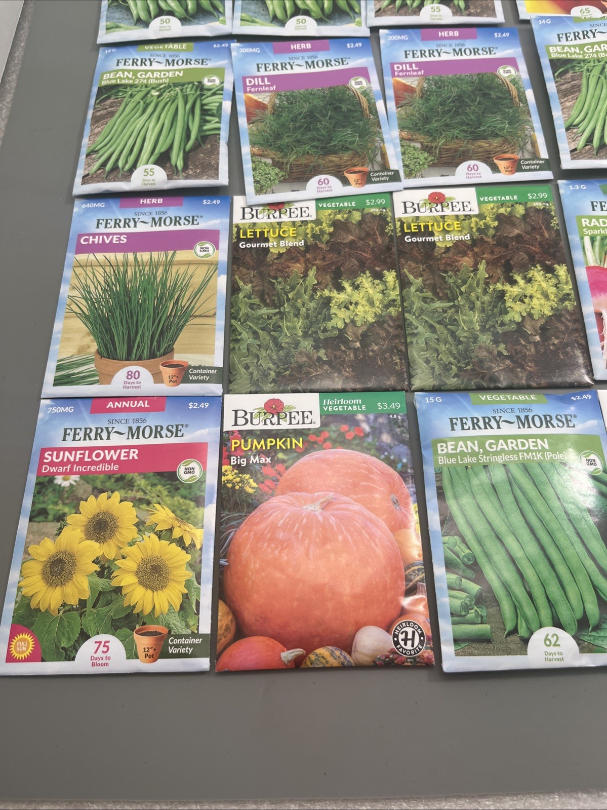 Flowers &Vegetable Plant Seeds (Assorted Lot of 50) sell by 11/26 Garden