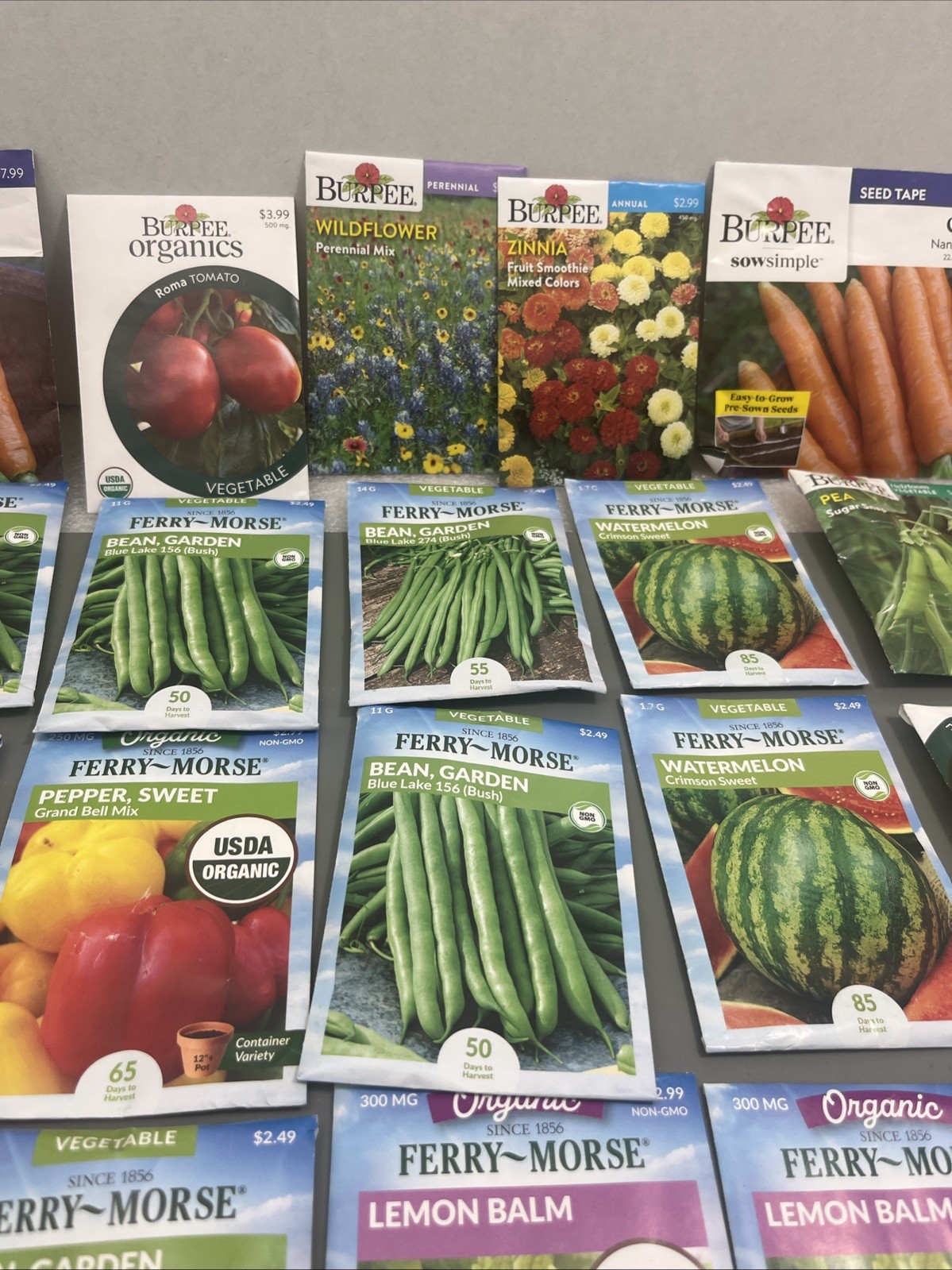 Flowers &Vegetable Plant Seeds (Assorted Lot of 50) sell by 11/26 Garden