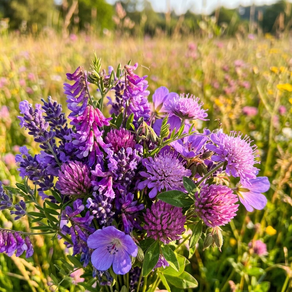 150 Purple Palette Wildflower Mix Seeds – carefully packed Bulk Seed Blend