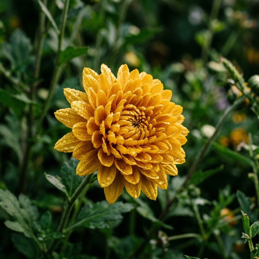 50 carefully packed Golden Chrysanthemum Seeds – Beautiful Garden Flowers
