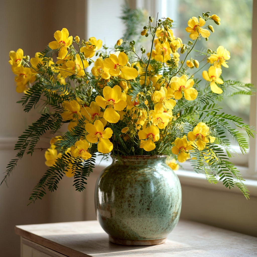 Partridge Pea 25 Seeds | Chamaecrista fasciculata Native Pollinator Wildflower